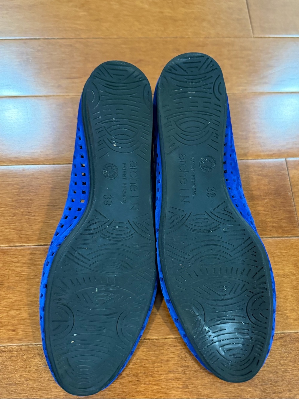 Arche Blue Suede Nubuck Leather Cutout Zip Nirick Shoes Sz. 39 (8) - Picture 5 of 5